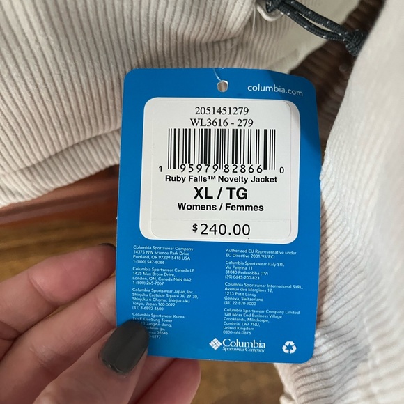 NWT Ruby Falls Columbia Jacket XL - Picture 6 of 8